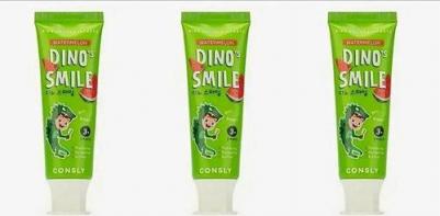Детская гелевая зубная паста Dino's smile c ксилитом и вкусом арбуза, 60 г – фото 6