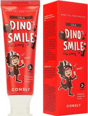 Детская гелевая зубная паста Dino's smile c ксилитом и вкусом колы, 60 г – фото 3