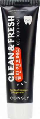 Гелевая зубная паста Clean&Fresh с бамбуковым углем и перечной мятой, 105 г – фото 2