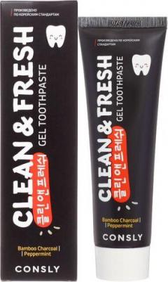 Гелевая зубная паста Clean&Fresh с бамбуковым углем и перечной мятой, 105 г – фото 3