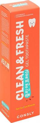 Зубная паста Clean&Fresh гелевая с экстрактом красного чая и морскими минералами, 105 г – фото 6