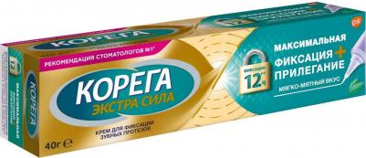 крем для фиксации зубных протезов максимальная фиксация+прилегание мягко-мятный вкус 40г – фото 4