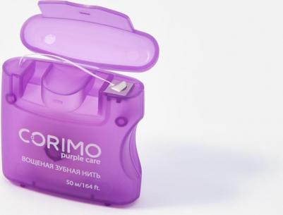 Зубная нить, 50 м Ultra flat waxed, Purple 1 шт – фото 3