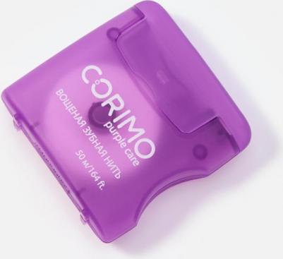 Зубная нить, 50 м Ultra flat waxed, Purple 1 шт – фото 4