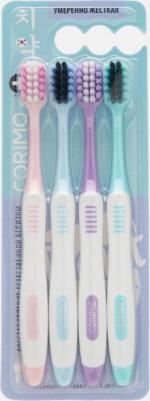 Зубная щетка Dent Lab, жёсткая, для профилактики кариеса, 4 шт