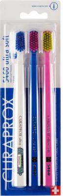 Набор зубных щёток Ultrasoft толщиной волокон 0,1 мм, белый, синий, фиолетовый – фото 4