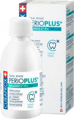 Жидкость-ополаскиватель для полости рта с содержанием хлоргексидина 0,05% / Perio Plus Balance 200 мл – фото 2