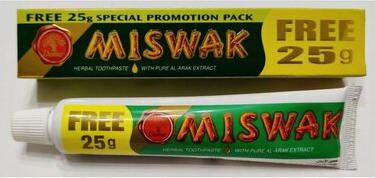 Зубная паста / Miswak Herbal укрепление зубов, 50+25 гр – фото 6