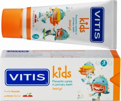 Паста-гель зубная детская 2-6 лет, вишня Kids 50 мл – фото 5