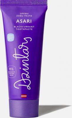 Зубная паста Asari черная смородина и ментол с фтором 75 мл