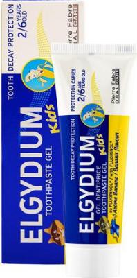 Эльгидиум зубная паста-гель для детей от 2 до 6лет защита от кариеса Кидс банан туба 50мл – фото 5