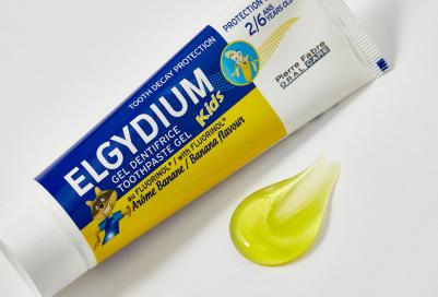 Эльгидиум зубная паста-гель для детей от 2 до 6лет защита от кариеса Кидс банан туба 50мл – фото 8