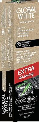 Паста зубная экстра отбеливающая / Extra whitening Active oxygen and charcoal 100 г – фото 3