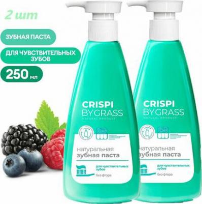 Зубная паста с дозатором Crispi для чувствительных зубов 250мл – фото 2