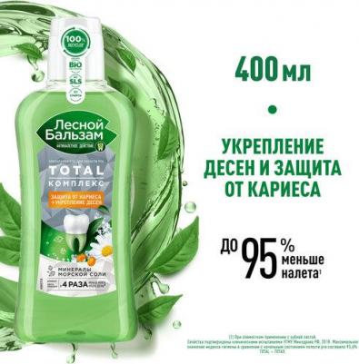 Ополаскиватель для дёсен Total с морской солью, ромашкой и облепихой, 400 мл – фото 8