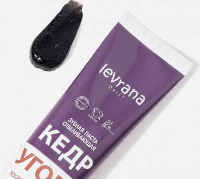 Зубная паста "Кедр и уголь", отбеливающая, 75 мл – фото 2