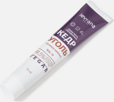 Зубная паста "Кедр и уголь", отбеливающая, 75 мл – фото 5