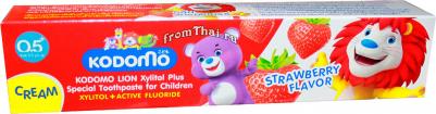 Зубная паста Kodomo Xylitol Plus детская со вкусом клубники 40 г – фото 8