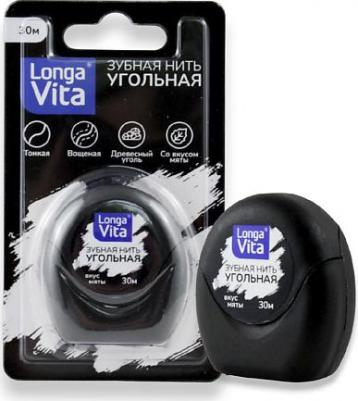 Зубная нить ". Угольная", 30 м – фото 2