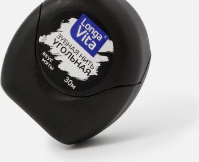 Зубная нить ". Угольная", 30 м – фото 5