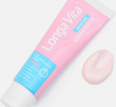 Зубная паста "Sensitive", для чувствительных зубов, вкус персика, 100 г – фото 6