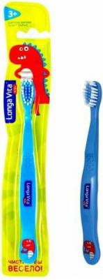 Зубная щетка детская забавные зверята от 3-х лет арт. s-138, 1 шт – фото 15