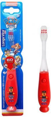 Зубная щетка "Paw Patrol", детская, мигающая с присоской от 3 лет – фото 1