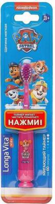 Зубная щетка "Paw Patrol", детская, мигающая с присоской от 3 лет – фото 2