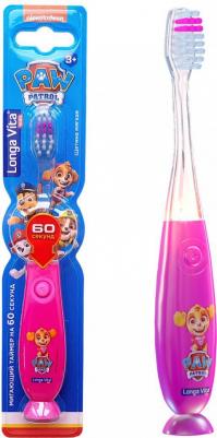 Зубная щетка "Paw Patrol", детская, мигающая с присоской от 3 лет – фото 16