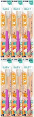 Зубная щетка EXXE Kids детская 2-6 лет мягкая (цвет в ассортименте) – фото 3