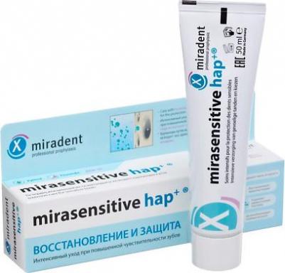 Mirasensitive hap+ зубная паста для чувствительных зубов, 50 мл – фото 2