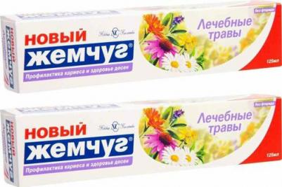 Зубная паста Лечебные Травы в футляре – фото 1