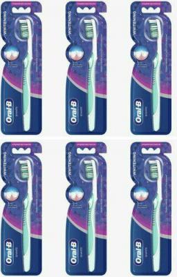 Зубная щетка 3D White Отбеливание средней жесткости – фото 2