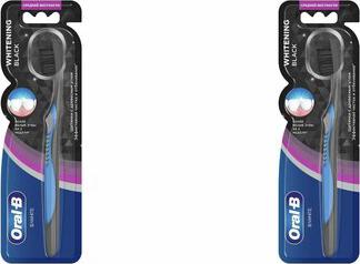 Зубная щетка 3D White Whitening Black средней жесткости – фото 2