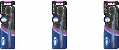 Зубная щетка 3D White Whitening Black средней жесткости – фото 10