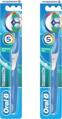 Зубная щетка Комплекс, пятисторонняя чистка 40 средняя 1 шт – фото 9