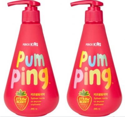Зубная паста детская Pumping с клубникой 285 г – фото 4