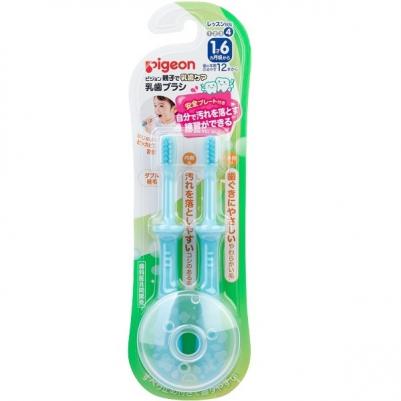 Зубная щетка детская Шаг 4 голубая от 18 месяцев до 3-х лет – фото 13