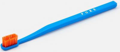 Зубная щетка Pure жесткая, цвет: синий – фото 4