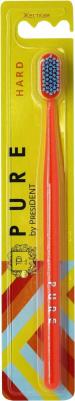 Зубная щетка Pure жесткая, цвет: синий – фото 16