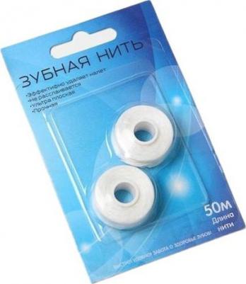 Зубная нить, 50 м, 2 шт – фото 2