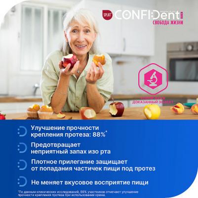 Конфидент Фикс крем для протезов нейтральный вкус 40г – фото 16