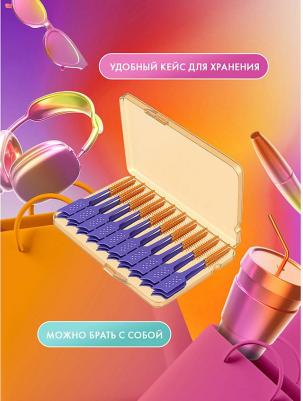 Межзубные ершики SMILEX ORTHO+ размер S (0,5 мм) с мятой, 30 шт – фото 7