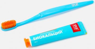 Набор дорожный biocalcium/биокальций зубная щетка/зубная паста 25г – фото 7