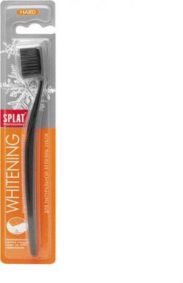 WHITENING зубная щетка отбеливающая Жёсткая черная – фото 3