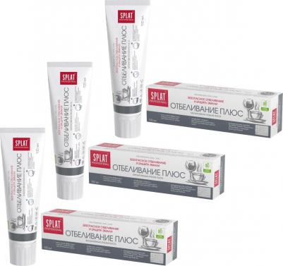 Зубная паста Отбеливание плюс для безопасного отбеливания зубов 100мл – фото 3