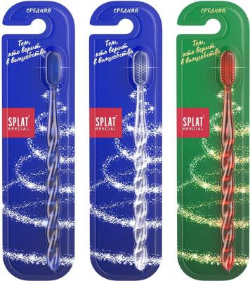 Зубная щетка Spetial Белоснежная улыбка средней жесткости, цвета в ассортименте