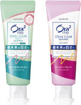 Паста зубная для белизны зубов и удаления налета Персик и Мята Ora2 Me 130г – фото 1