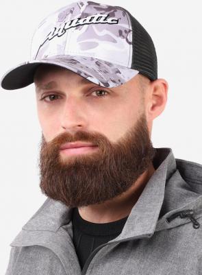 Кепка КА-25 (логотип: WHITE CAMO), Черный