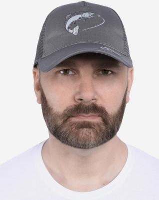 Кепка с вышивкой КА-10Г, Серый – фото 3